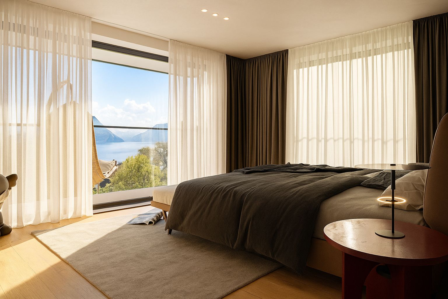 Chambre avec vue lac